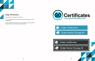 GoCertificates logo usage guidelines