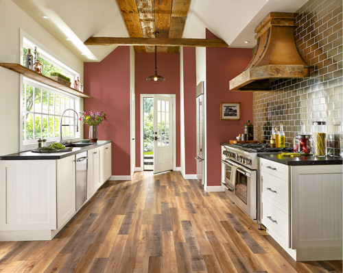 Armstrong Flooring image manipulation - marsala