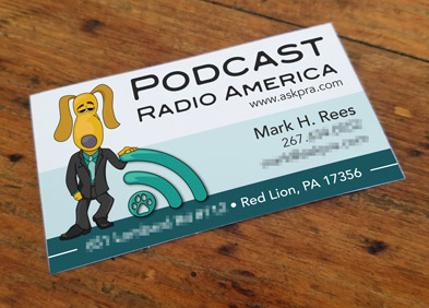 Podcast Radio America Business Cards