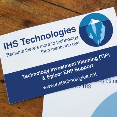 IHS Technologies business cards